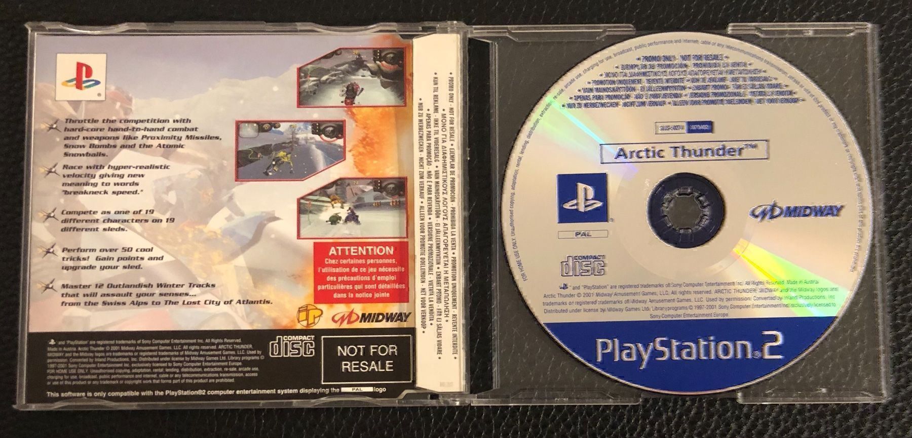 Sony Giochi: Artic Thunder Sony PS2 Promo – Usato da Kestenholz venduto da Naruto_01 2