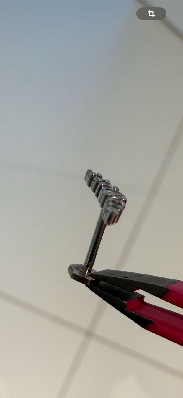 Gioielli per piercing: Piercing d'oreille Or blanc Diamants / white gold diamonds – Nuovo (secondo la descrizione) da RICHTERSWIL venduto da mftjt63 5