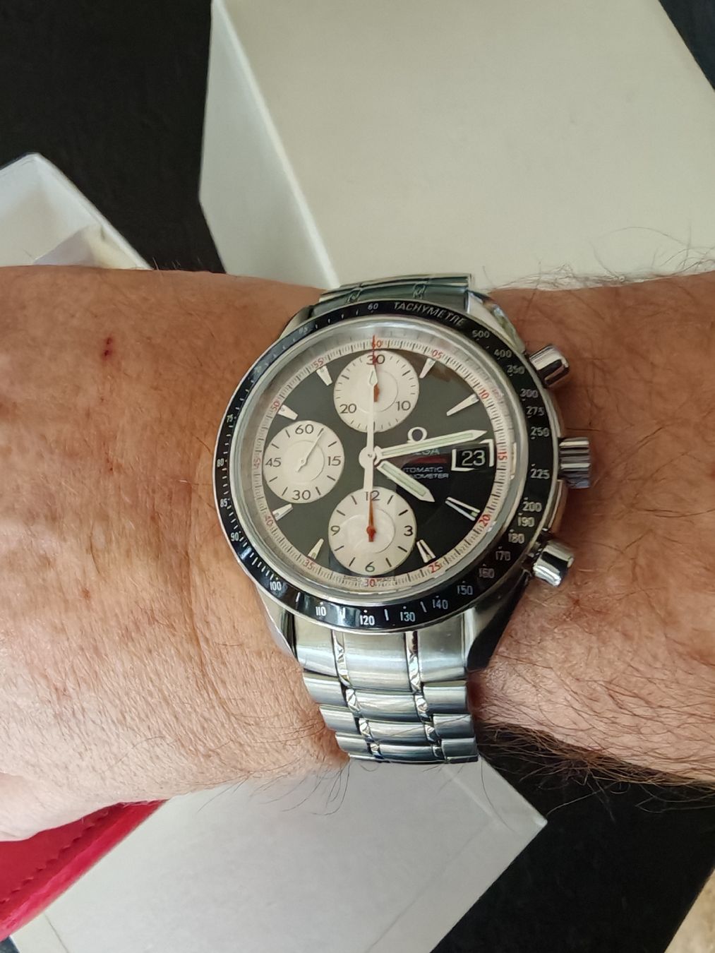 Omega Orologi: Oméga Speedmaster Date Chrono Full Set année 2009 – Usato da TROISTORRENTS venduto da winwin63 5