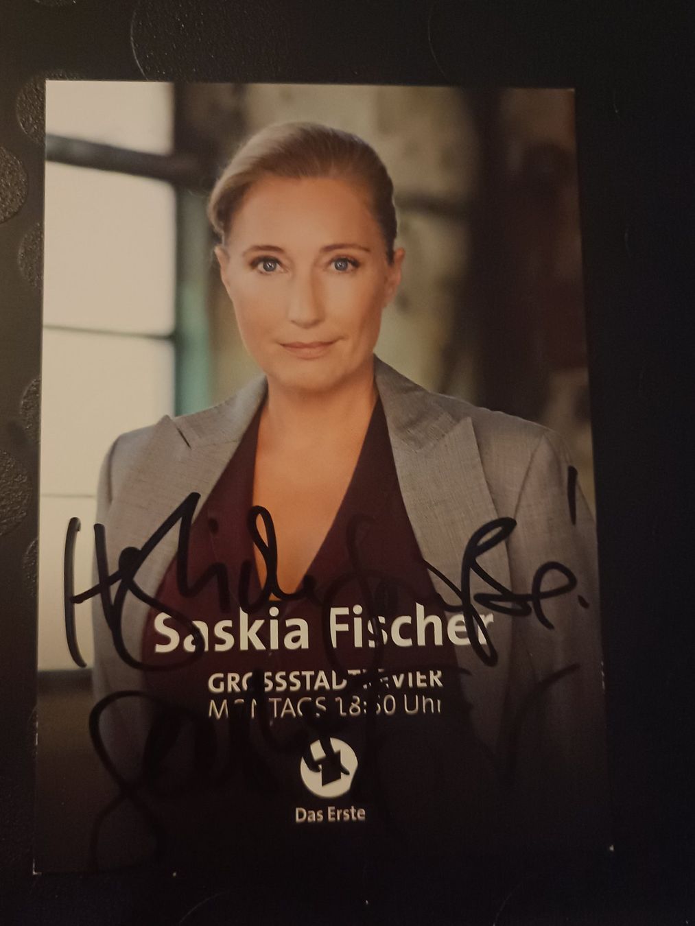 Autografi: Saskia Fischer - handsigniert – Usato da Menziken venduto da Artographs