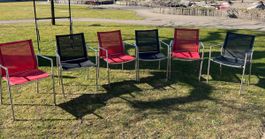 Hunn Gartenstuhl Brüssel stapelbar Alu / Textil (Maximal 16)