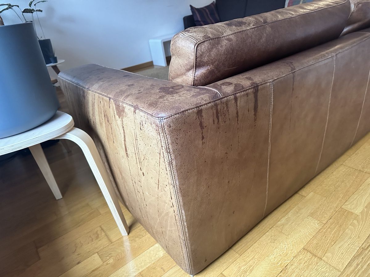 Divani: Braunes Ledersofa – Usato da Zürich venduto da Zginger 3