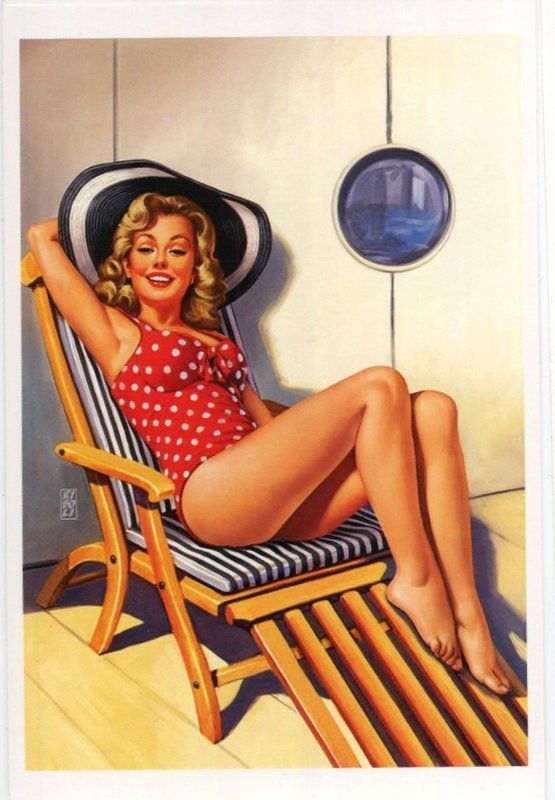 Ansichtskarten: Postkarte "Pin-up". – Neu und originalverpackt aus Basel von Butsch5