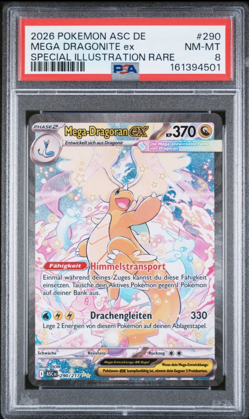 Pokémon Sammelbilder & Trading cards: Mega Dragoran ex, #290, psa8 – Neu (gemäss Beschreibung) aus Solothurn von PokeFlame_CH