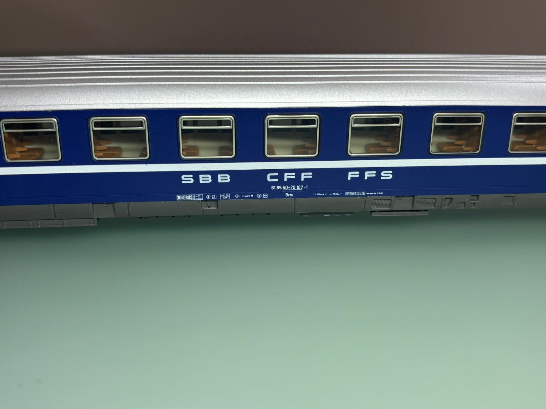 Roco Trains électriques: EUROFIMA bleu Bcm couchettes 2e cl. * 1/87e SBB CFF FFS – D'occasion à SION par Pef12 7