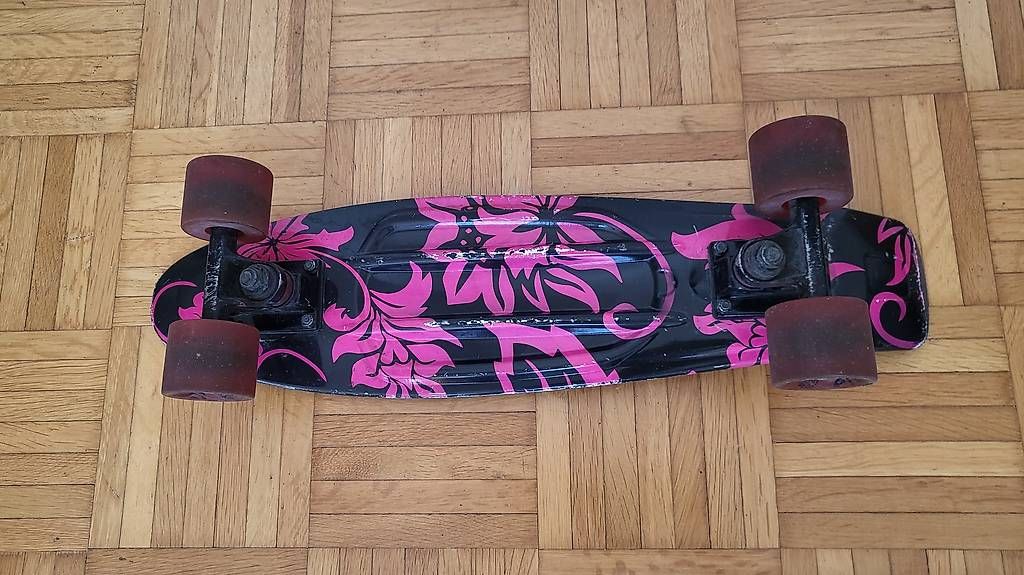 Skateboards: Pennyboard Slide - Schwarz/Pink – Usato da Hedingen venduto da Seikai 1