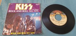 KISS, Rock and Roll all Nite,  7"Single, TOP!