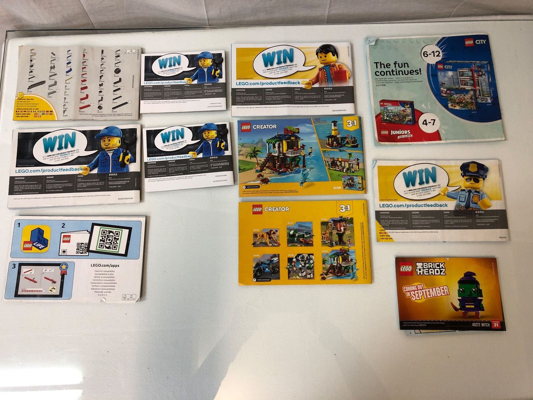 Lego Baukästen: LEGO Diverse Anleitungen 11 Stück – Gebraucht aus Brunnen von Allerwaren 1