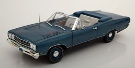 Plymouth GTX Convertible 1969 blau met. / schwarz       1:18