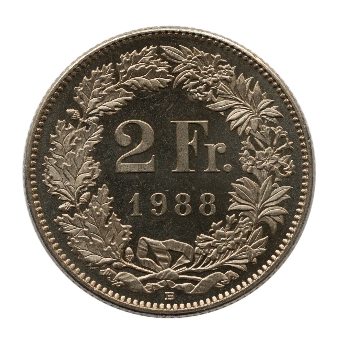Tutti le monete: 2 Franken 1988 stgl – Usato da Rotkreuz venduto da Swiss-Coins