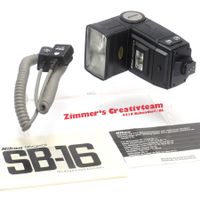 NIKON SB-16 Blitz + Verl. Kabel