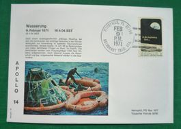 Ersttagsbrief: APOLLO 14, Wasserung, 9. Februar 1971