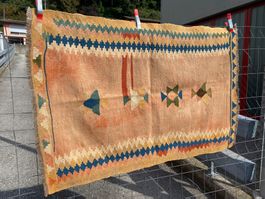 Qasqai Kilim 145x95cm Kelim Teppich Iran - Neu und sauber