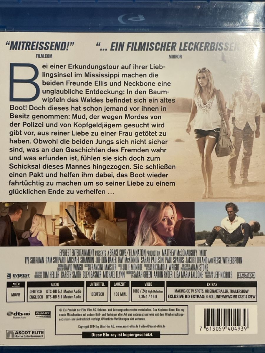 Tutti i DVDs: Mud - Kein Ausweg (2012) – Nuovo (secondo la descrizione) da Waldenburg venduto da Gonzo8 1