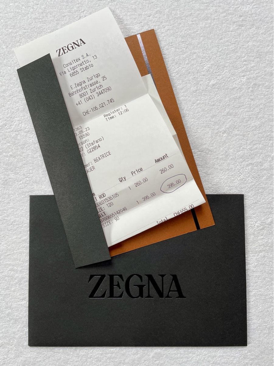 Zegna Cinture: Zegna Gürtel – Nuovo (secondo la descrizione) da Fruthwilen venduto da beadier1 2