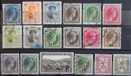 Luxemburg ex. Kat. 176-233 gest. 1926/30