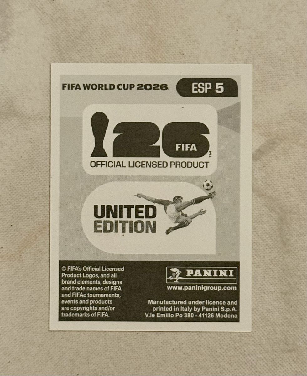 Panini Carte collezionabili: Panini WM 2026!!! ESP 5 – Nuovo (secondo la descrizione) da Oberentfelden venduto da NunoLouro 1