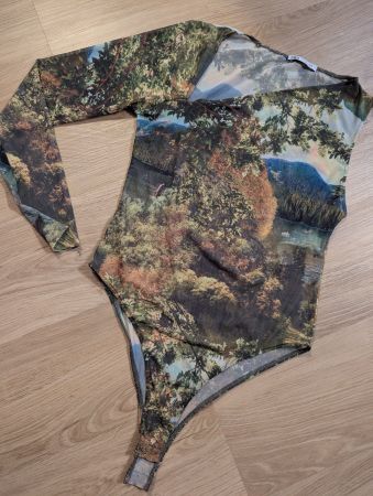 Zara Body Landscape Print, asymmetrisch