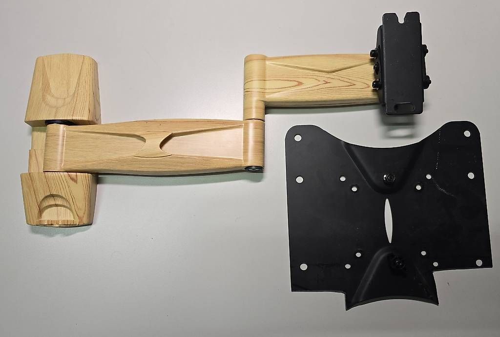 Wandhalterungen: VESA Wandhalterung Holzoptik – Gebraucht aus Steinerberg von Bcsbcs 2