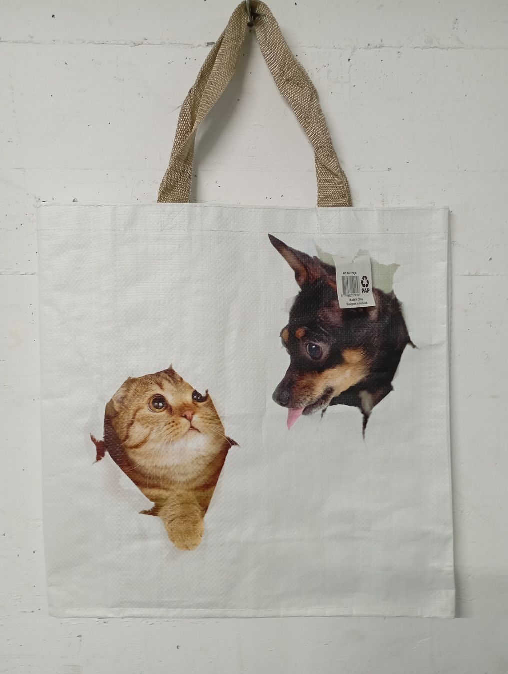 Borse: Einkaufstasche Katze und Hund – Nuovo e nell'imballaggio originale da Winterthur venduto da pjuma01