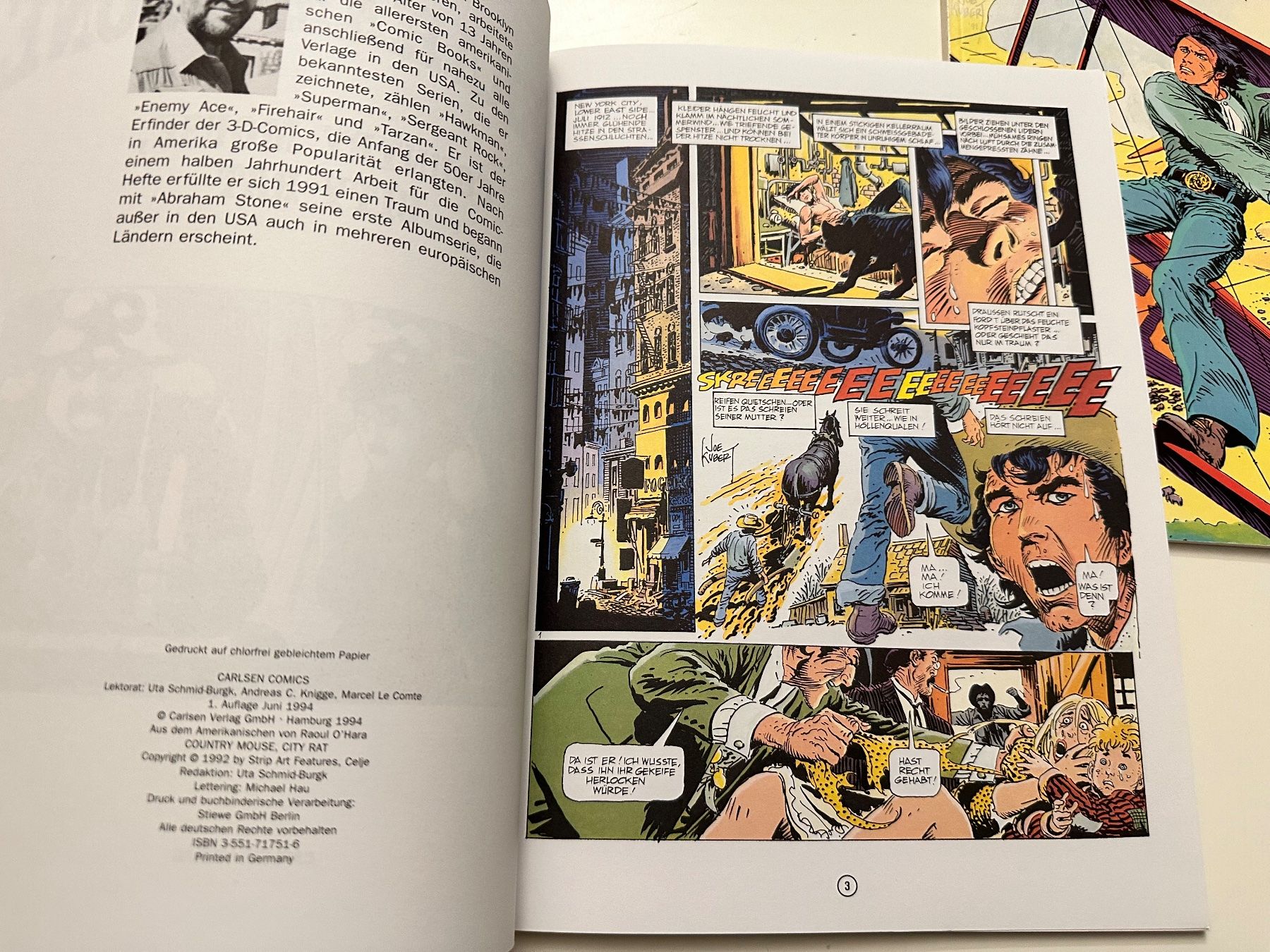 Fumetti: ABRAHAM STONE BAND 1 + 2 - 1.Auflage – Usato da Münsingen venduto da Ganjam 3