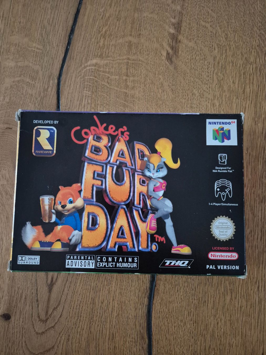 Nintendo Spiele: Conker's Bad Fur Day / OVP / N64 – Gebraucht aus Pratteln von RETRO1989