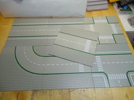 Lego 7 x Diverse Strassenplatten (3)