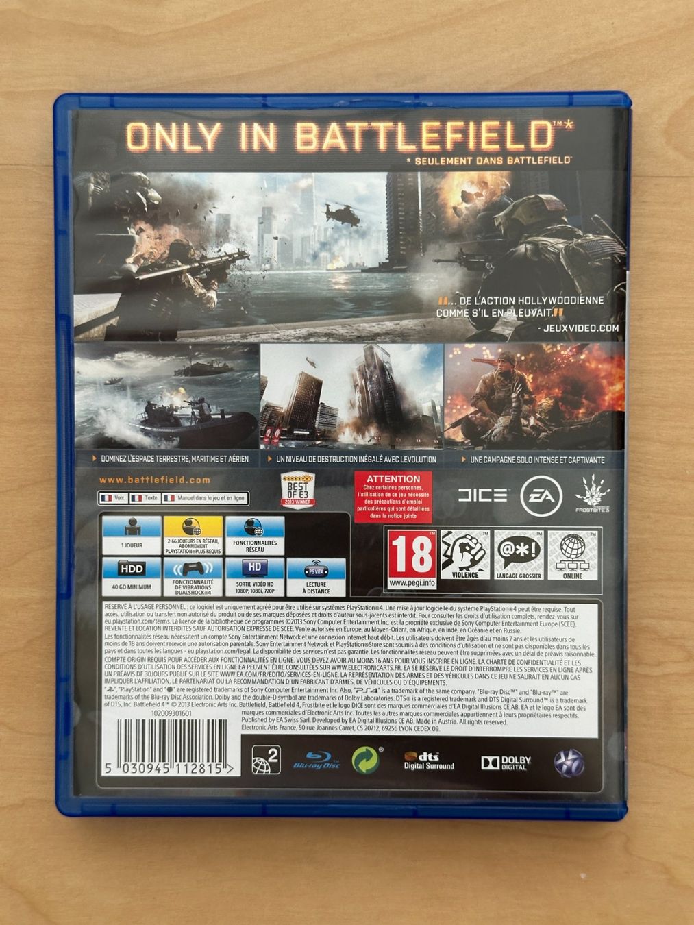 Giochi: Battlefield 4 - PlayStation 4 FR – Usato da Genève venduto da Jeux_Retro 1