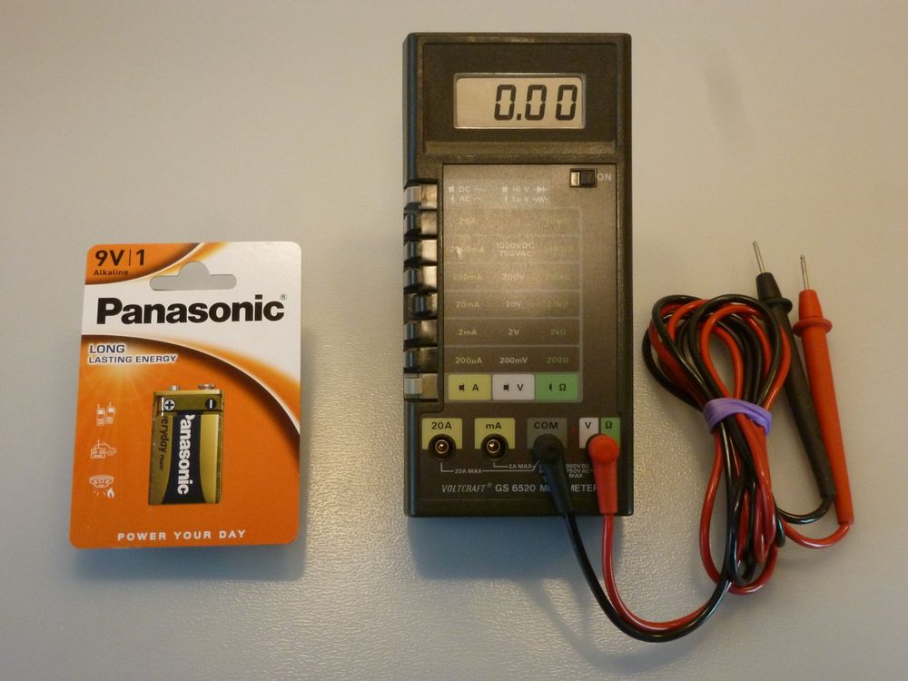 Multimeter Voltcraft GS 6520 mit Fluke-Messspitzen (Gebraucht) in Gwatt ...