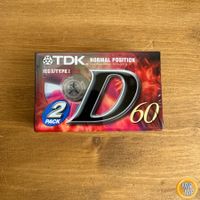 TDK D60 Leerkassette 2er Pack *NEU*