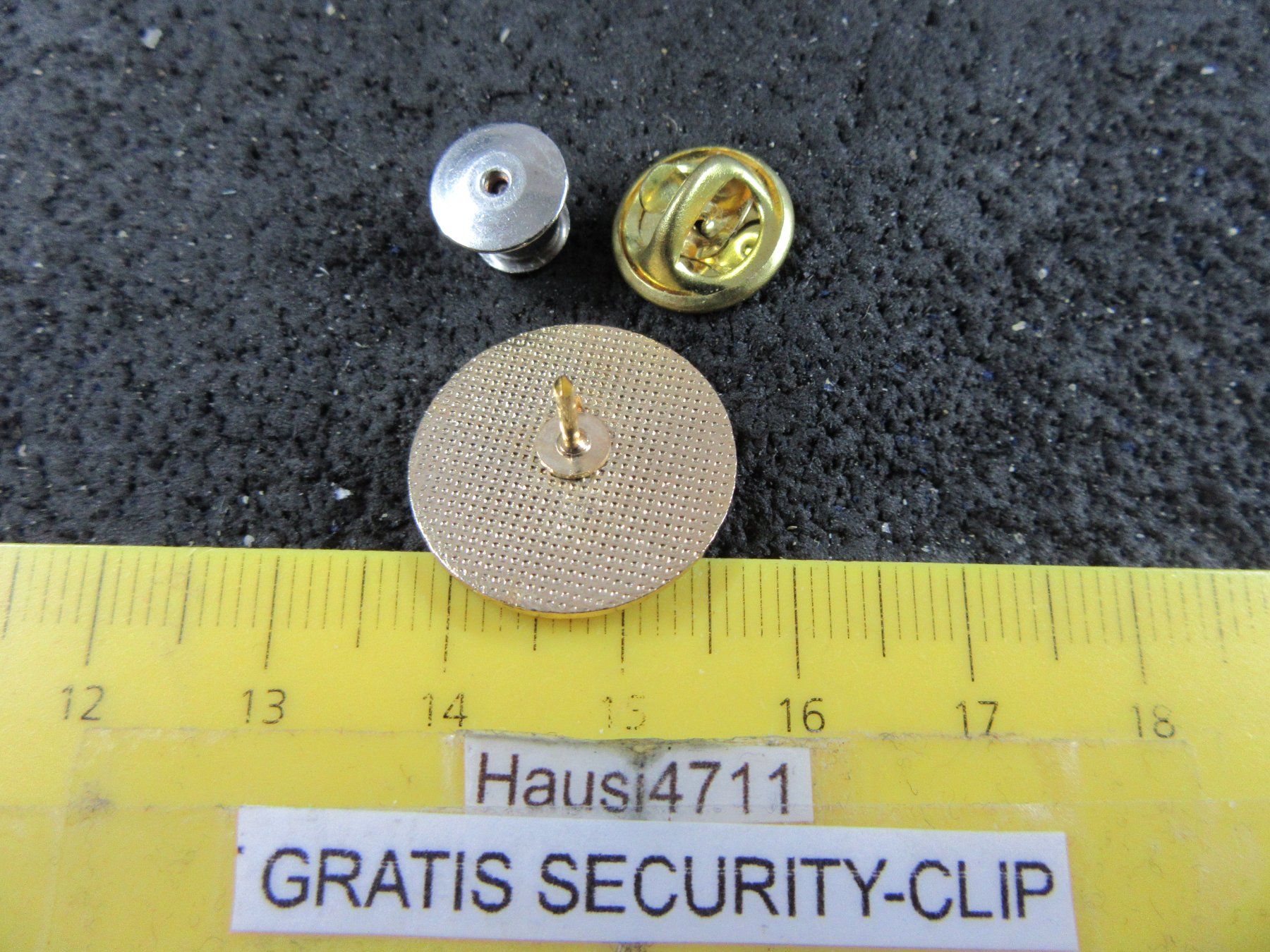 Bugatti Plaketten & Abzeichen: BUGATTI AUTO LOGO SCHMUCK-PIN ENAMEL MIT SECURITY-CLIP – Gebraucht aus Ettingen von Hausi4711 2