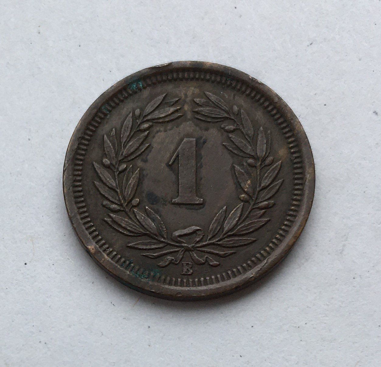 Tutti le monete: 1884 1 Rappen -unz – Usato da Kirchberg SG venduto da Zenhad69 1