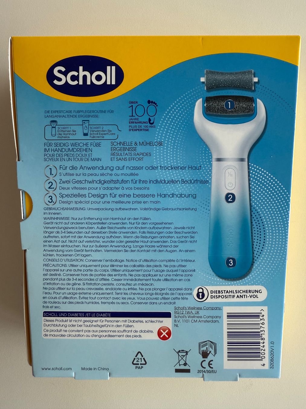 Scholl Pedicure: Scholl ExpertCare lime pour les pieds – Nuovo e nell'imballaggio originale da St-Gingolph venduto da GoldenKeys 1
