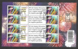 Kleinbogen OS 80A Millennium Neuchâtel 1.1.2000