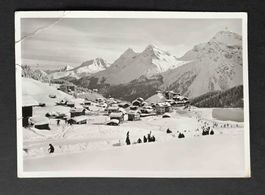AK Inner Arosa mit Furkahörner u Pass