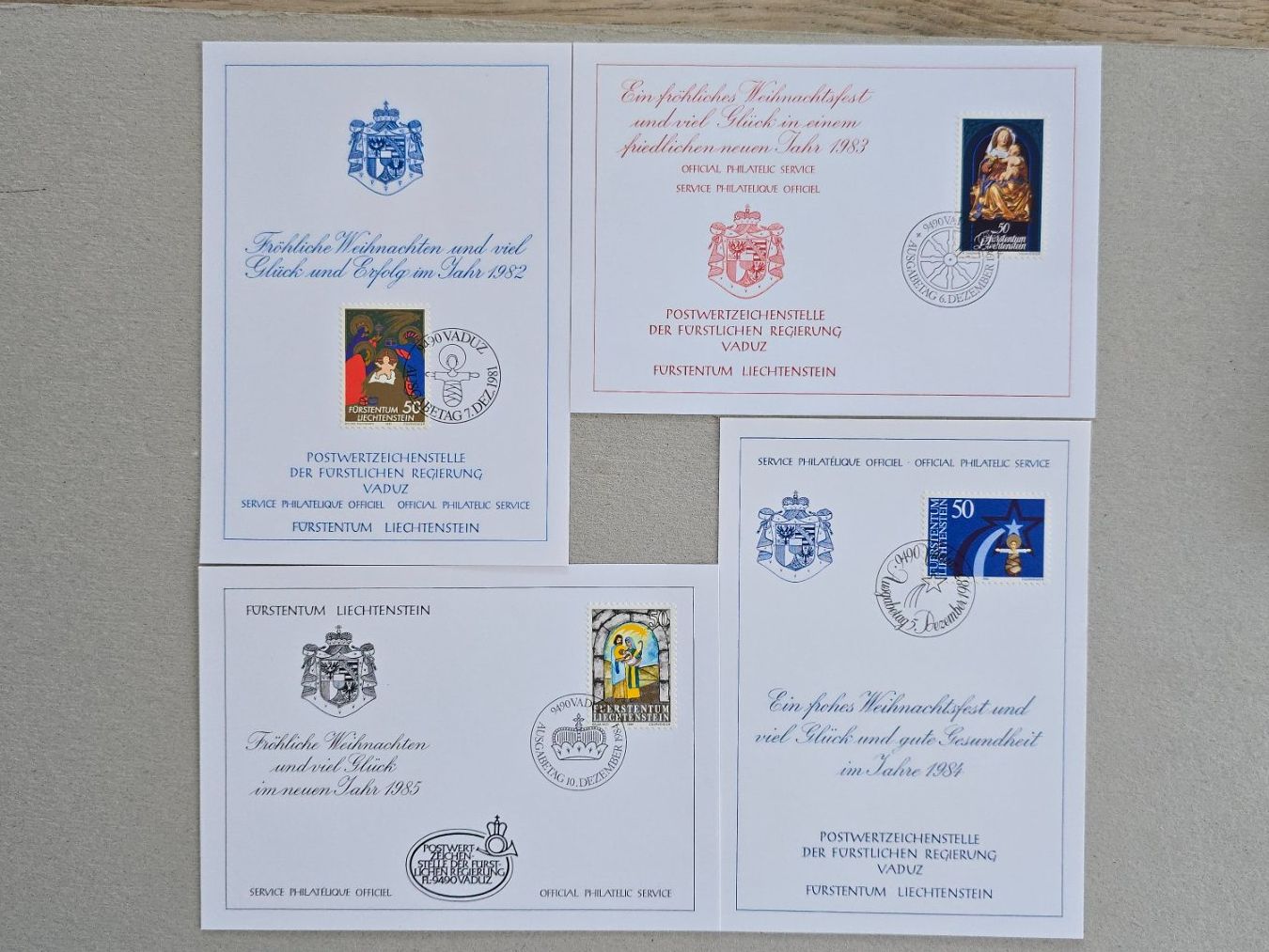 Tutti i francobolli: 27 FDC Liechtenstein, und einige philatelistische Objekte – Usato da Schwyz venduto da Danyclau 8