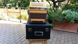 Steirische Harmonika mit Schwyzerörgeli- Einteilung