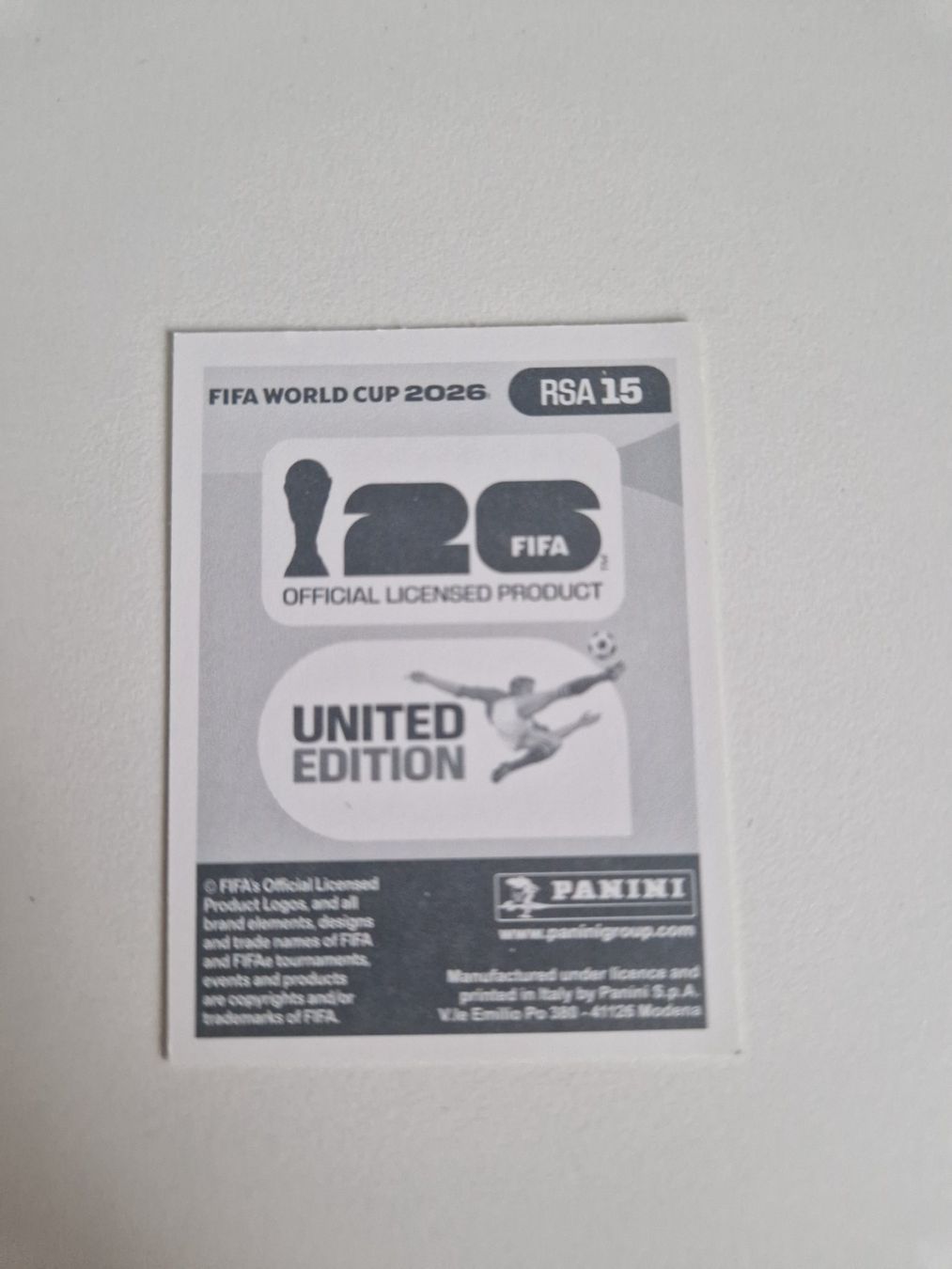 Panini Sammelbilder & Trading cards: Panini Sticker RSA15 – Neu (gemäss Beschreibung) aus Stüsslingen von white_angel86 1