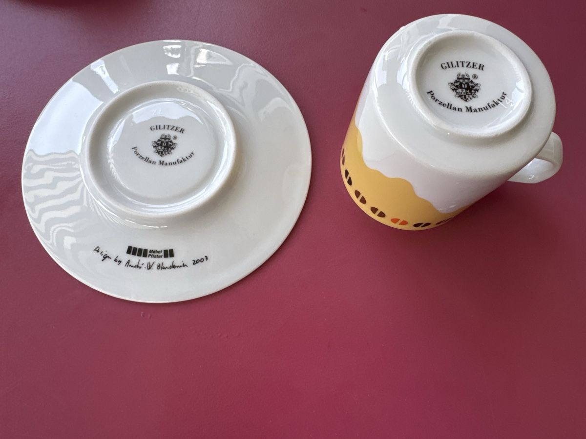 Tassen: 6 Espressotassen m. Unterteller Gilitzer – Neu (gemäss Beschreibung) aus Unterentfelden von Loonah 3