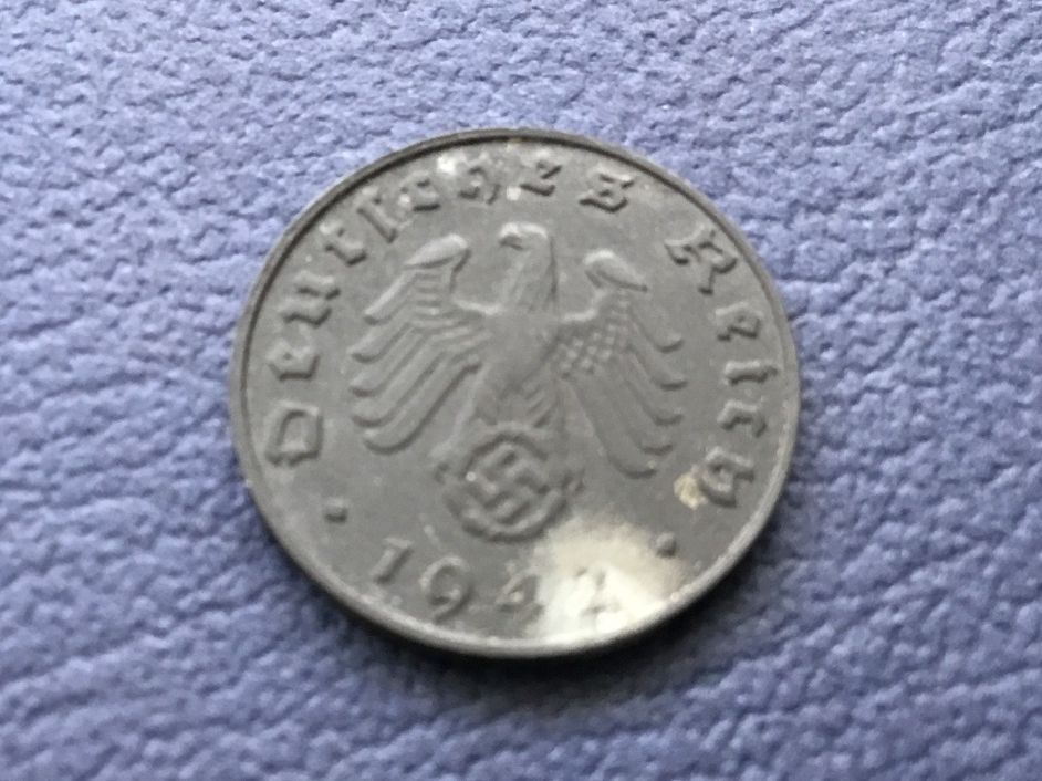 Tutti le monete: 1 Reichspfennig Drittes Reich 1942 B – Usato da St. Margrethen SG venduto da alfapeugeot10