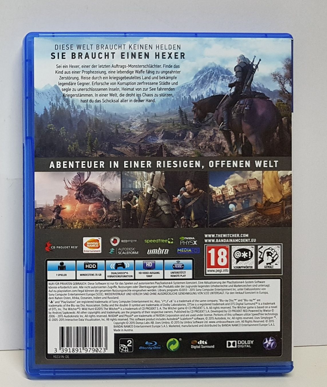 Sony Console: The Witcher 3 Wild Hunt sie brauchen einen Hexer – Usato da Schüpfheim venduto da Games_Spielkonsolen 2