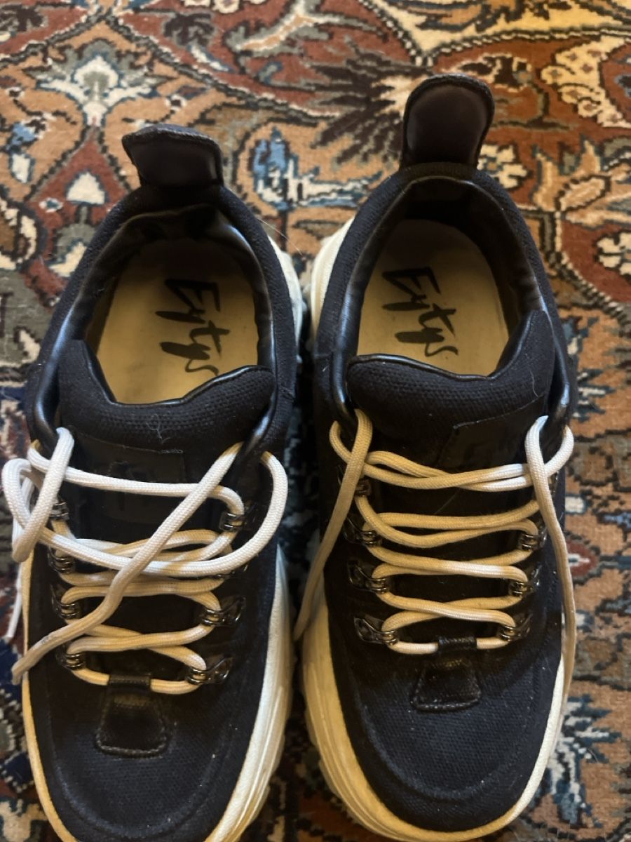 Herrenschuhe: Eytys Sneaker, Black Canvas Angel, 38 – Gebraucht aus Winterthur von serc.e 1