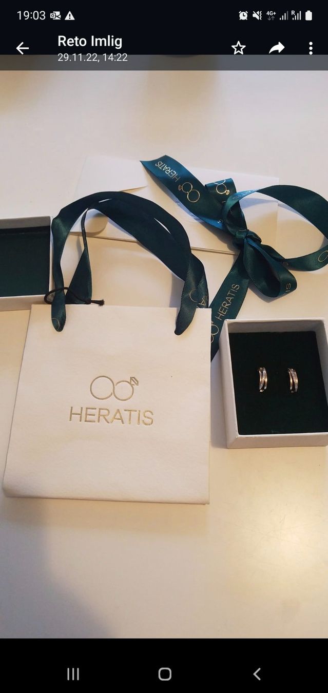 Orecchini pendenti & Orecchini a lobo: Goldohrringe mit Diamanten 0,110 ct – Nuovo e nell'imballaggio originale da Wädenswil venduto da sos_6vlx 2