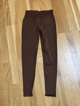 TEVEO Leggings braun Groesse S neu