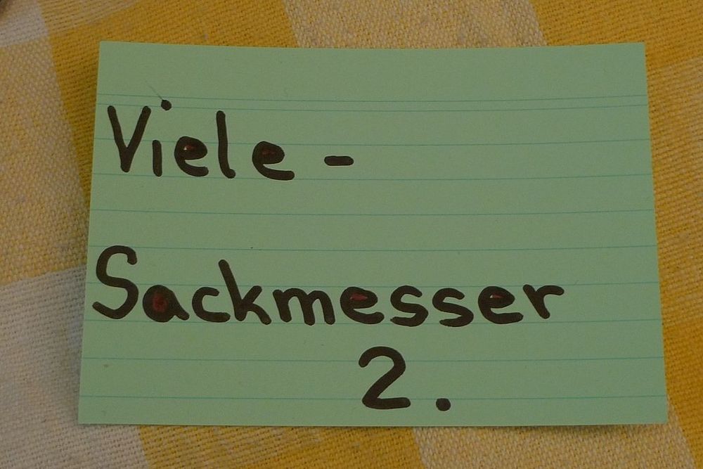 Coltelli tascabile: Viele-Sackmesser! 2. – Difettoso da Bern venduto da bn1640 4
