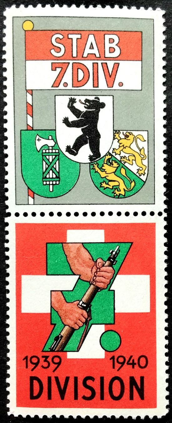 Tutti i francobolli: 7. Division, 2.WK, Wi Kdo 61&71 – Usato da Niederuzwil venduto da LichtPhil