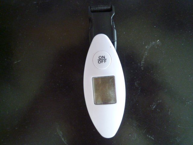 GoGreen Power Analoge Gepäckwaage Mit Maßband - Bis 36kg, Keine Batterien Nötig