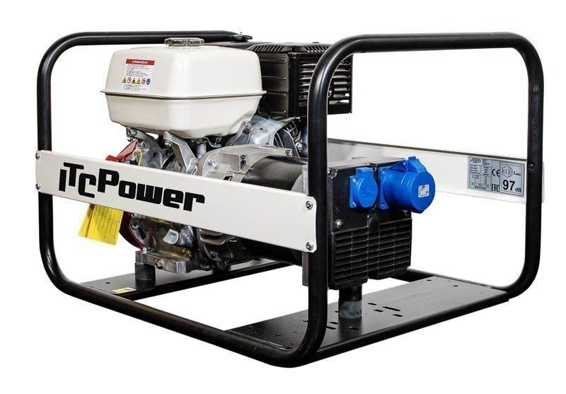 Stromerzeuger Benzin Honda Motor 12PS 6200W 230V