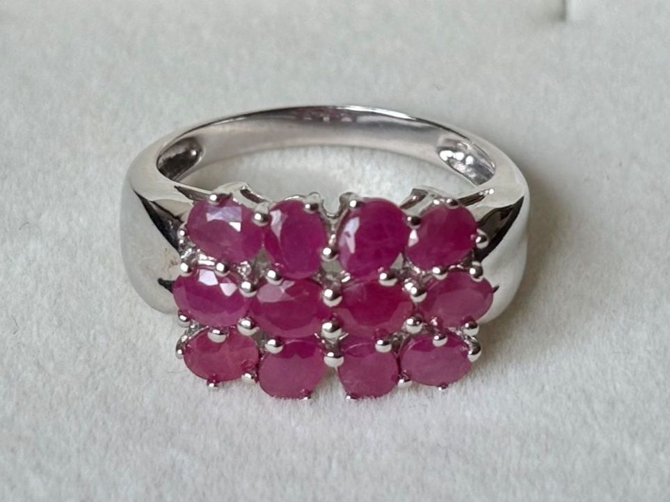 Anelli: Rubin Ring, Silber 925, Gr. 56, NEU – Nuovo (secondo la descrizione) da Brugg AG venduto da lau_9rvy 1
