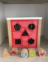 Motorik Spielwürfel, Multifunktions- Spielwürfel aus Holz